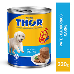 THOR - Comida húmeda para cachorros sabor carne de 330 g