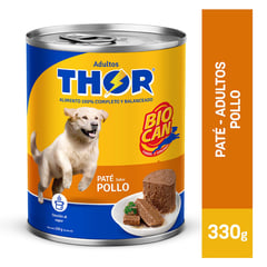 THOR - Comida húmeda para perros Thor adultos sabor pollo de 330 g