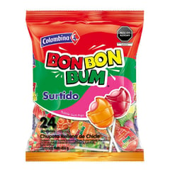 BON BON BUM - Chupetines Bon Bon Bum Surtido 24 Unidades