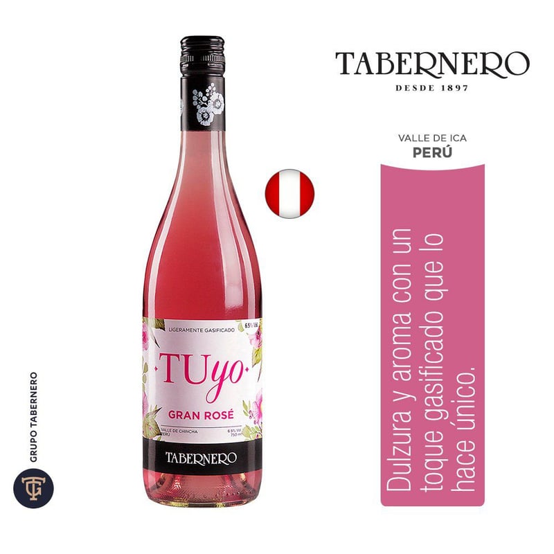 TABERNERO - Vino Tuyo Rosé Tabernero 750 mL