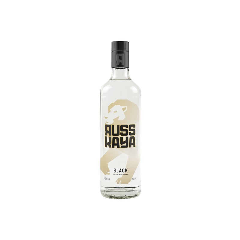 RUSS KAYA - Vodka Black 750 mL
