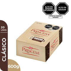 PRINCESA - Caja de chocolates Princesa Clásico con 20 unidades