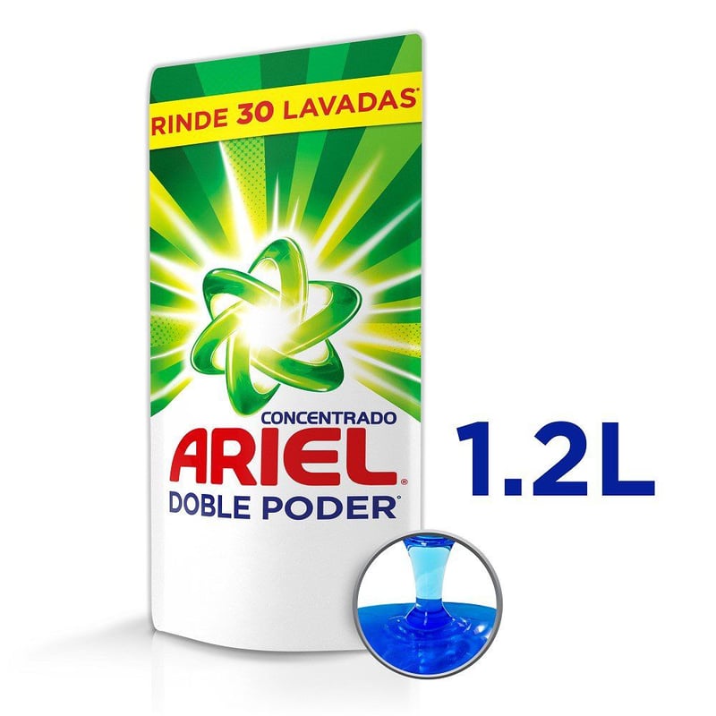 ARIEL - Detergente Líquido Doble Poder Ariel