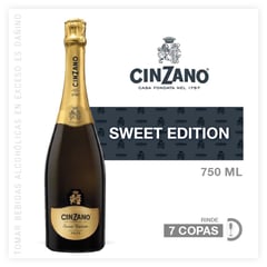 CINZANO - Espumante Sweet Edition Cinzano 750 mL