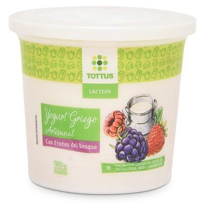 TOTTUS - YOGURT GRIEGO TOTTUS FRUTOS DEL BOSQUE X 150G