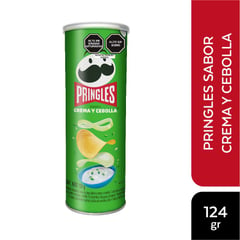 PRINGLES - Papas fritas sabor a cebolla Pringles de 124 g