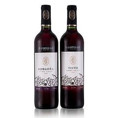 E COPELLO - Pack de Vino Borgoña de 750 mL y Vino Tinto Semiseco de 750 mL