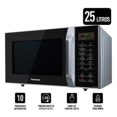 PANASONIC - Horno Microondas Panasonic 25 Lt 800W Nn-Sb34Hmrpk Plateado