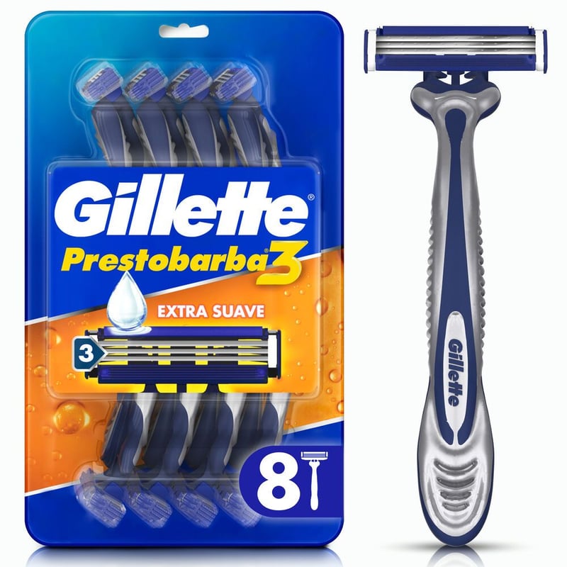 GILLETTE - Máquina de Afeitar Desechable Gillette 3 Comfort 8 Unidades 