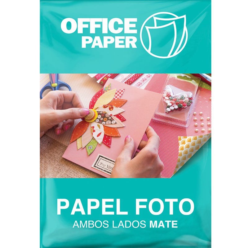  - Papel fotográfico mate de dos lados 140 g 20 hojas tamaño A4