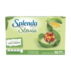 SPLENDA - Stevia Splenda Edulcorante - 160 unidades