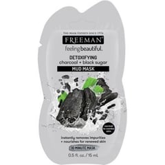 FREEMAN - Mascarilla para el rostro desintoxicante con barro de carbón Freeman de 15 mL