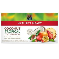 NATURES HEART - Té de Coco Tropical Nature's Heart 20 unidades