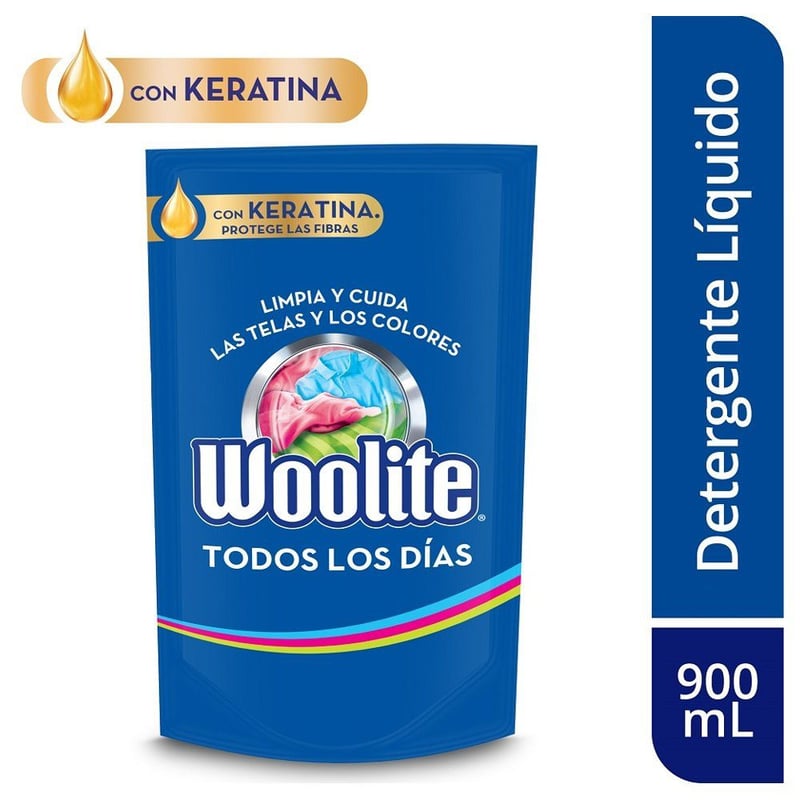 Detergente Woolite Todos Los Días Envase 900 mL | Tottus Perú