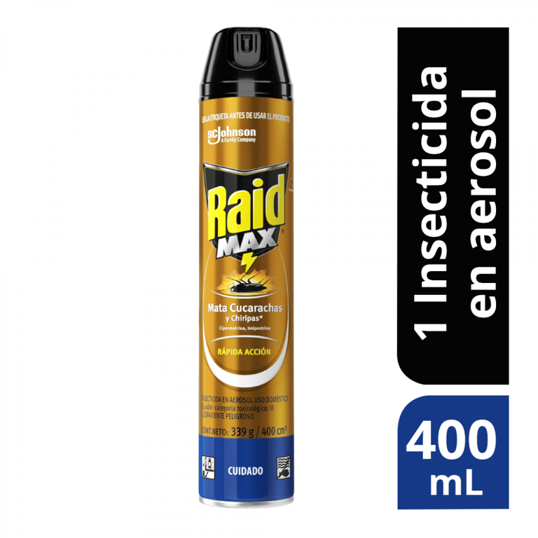 Insecticida Raid Max Envase 400 mL | Tottus Perú