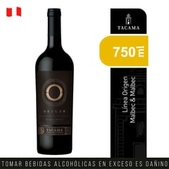 TACAMA - Vino tinto seco Malbec 750 mL