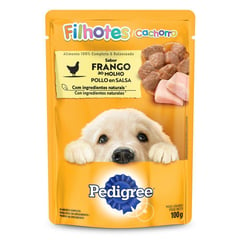 PEDIGREE - Pouch para cachorros Pedigree sabor pollo de 100 g
