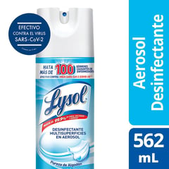 LYSOL - Desinfectante en Aerosol Aroma Crisplin Lysol