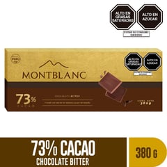 MONTBLANC - Chocolate amargo de cacao 380 g