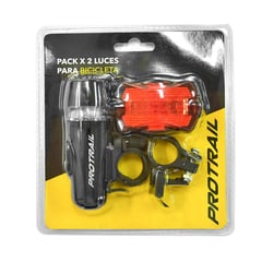 PROTRAIL - Pack x2 Luces para Bicicleta