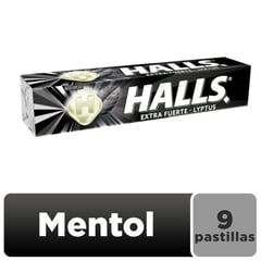 HALLS - Caramelos Duros Halls Menta Extra Fuerte 9 Unidades