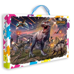 undefined - Rompecabezas de 100 piezas Dinosaurs World III