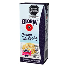GLORIA - GLORIA CREMA DE LECHE UHT X 200ML