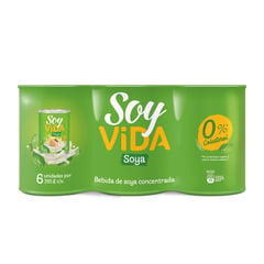SOY VIDA - SixPack Bebida De Soya Soy Vida x 395 g