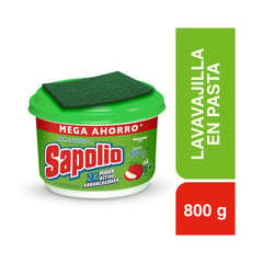 SAPOLIO - Lavavajilla Manzana en crema Sapolio 2 unds