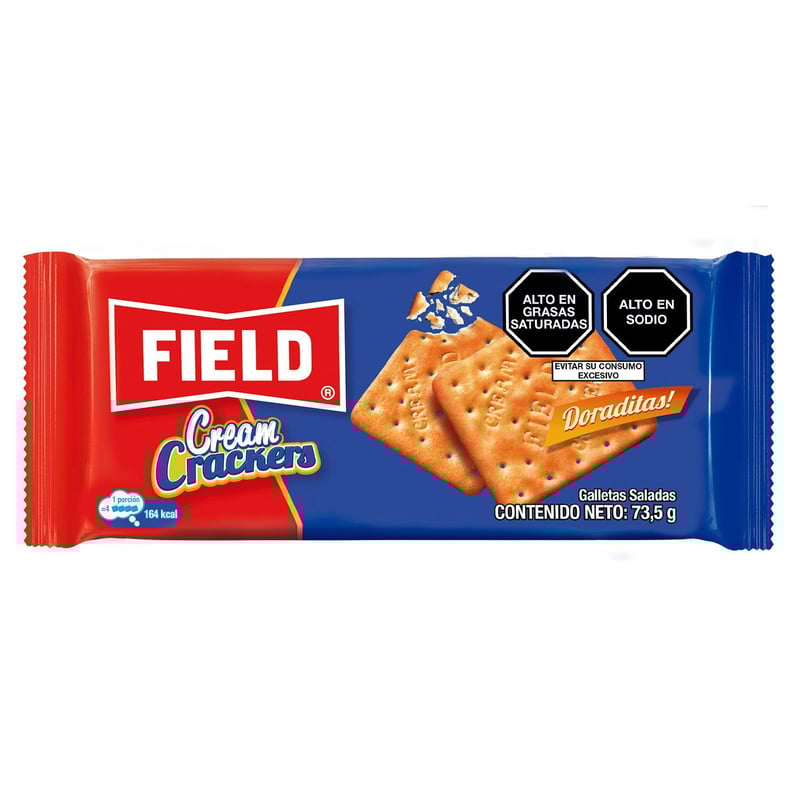 Galletas Cream Cracker Field de 73.5 g Tottus Perú