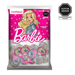 BARBIE - Chupetines Barbie sabor cereza de 24 unidades