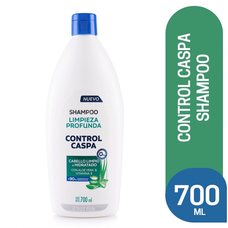 TOTTUS - Shampoo Tottus Control Caspa Limpieza Profunda 700 mL