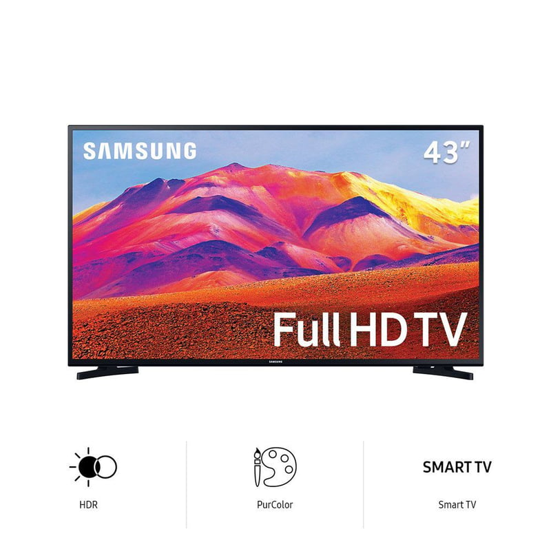 SAMSUNG - Televisor Samsung 43'' UN43T5202AGXPE Led Fhd Smart Tv