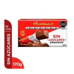 TRIANGULO - Chocolate Triángulo sin Azúcar con Leche