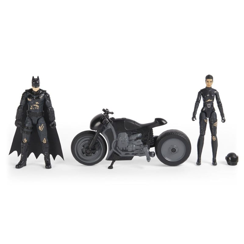 BATMAN - SET FIGURA DE ACCION Y VEHICULO OFICIAL