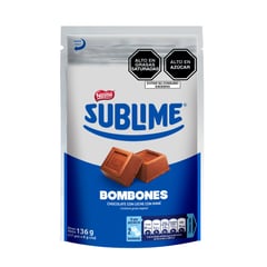 SUBLIME - Chocolate sublime bombones con maní 17 unidades