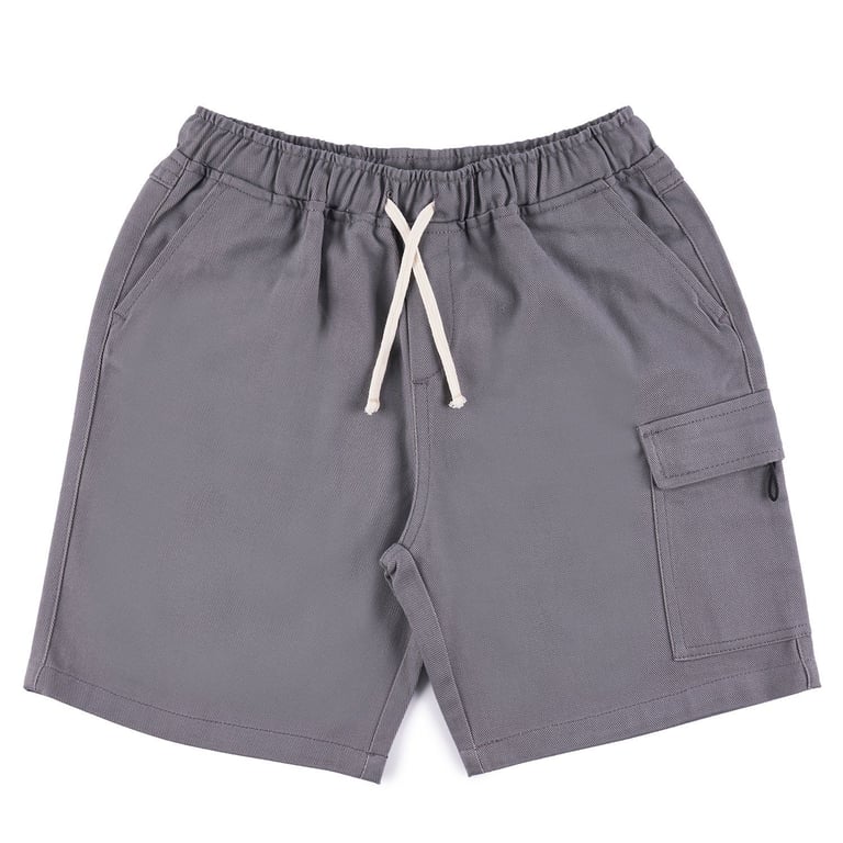Bermuda Jersey Cargo Teens Talla 16 Gris Oscuro