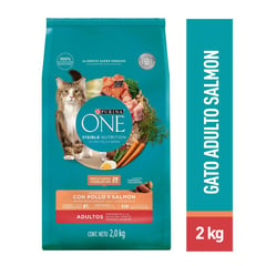 PURINA ONE - Alimento para gato Purina One Esterilizado sabor Salmón en bolsa de 2 kg