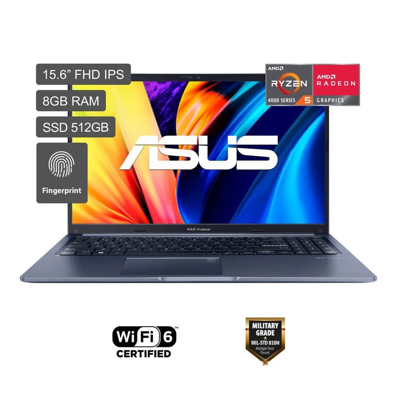 ASUS - Laptop M1502Ia-Ej025W Amd Ryzen™ 5 4600 Windows 11 8Gb 512 Ssd 15.6 