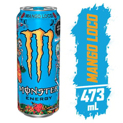 MONSTER - Bebida energizante Monster Mango Loco de 473 mL