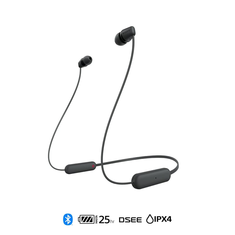 SONY - Sony Audífonos Bluetooth WI-C100 in Ear Negro