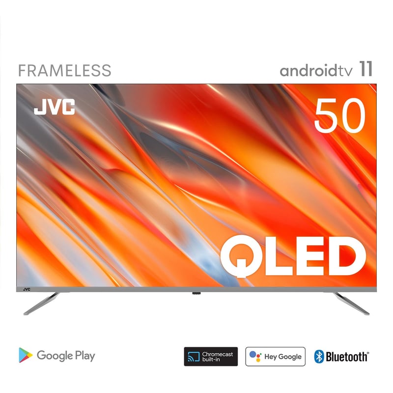 JVC - Televisor JVC 50" QLED 4K Smart TV Android LT-50KB727
