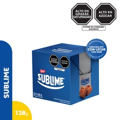 SUBLIME - Chocolate Sublime con Leche y Maní 8g