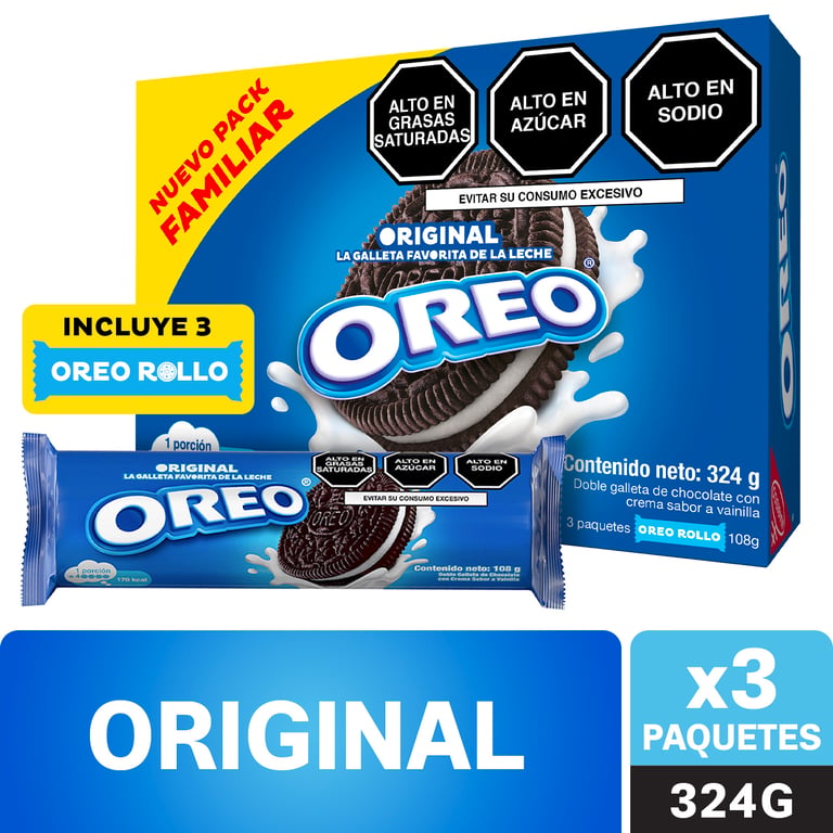OREO ROLLO X3 X 324GR | Tottus Perú