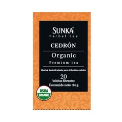 SUNKA - Infusión Orgánica Cedron Sunka x 20 Sobres