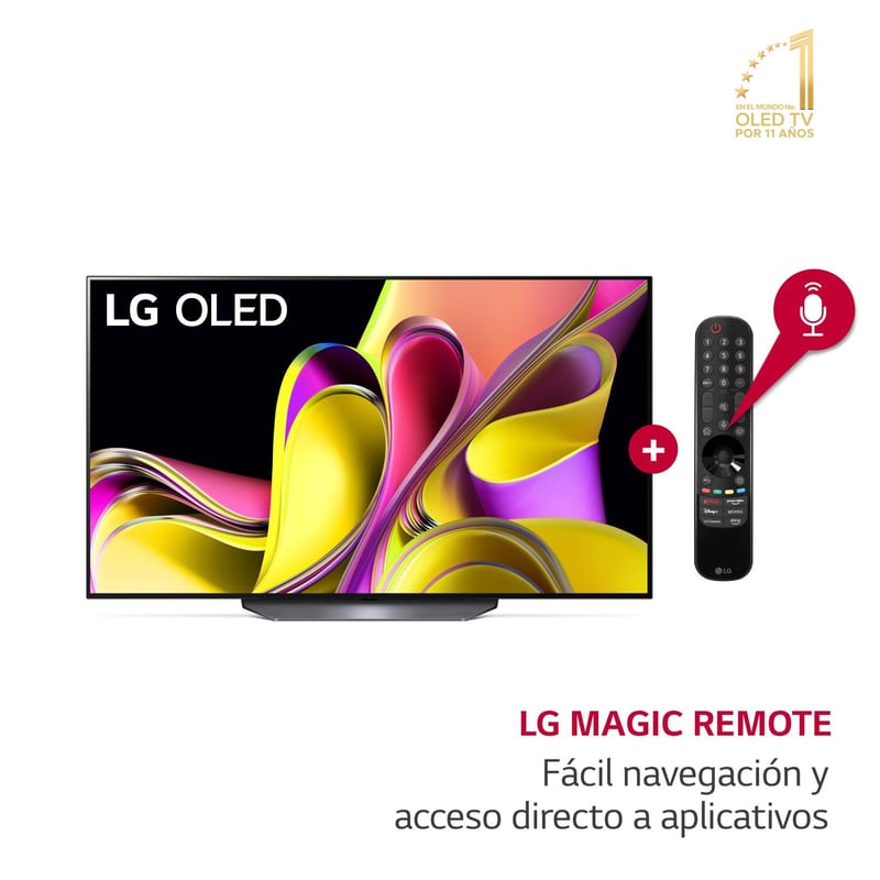 LG - Televisor LG OLED 65" 4K THINQ AI OLED65B3PSA (2023)