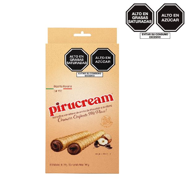 Barquillo Pirucream Multipack Sobres 6 x 24 g | Tottus Perú