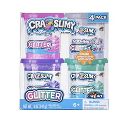 CRA Z ART - Cra Z Slimy Glitter 4 Unidades