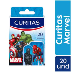 CURITAS - Curitas Kids Marvel x 20 Unidades