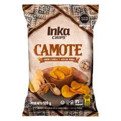 INKA CHIPS - Chips de Camote Inka Chips Sabor Canela y Azúcar 120g